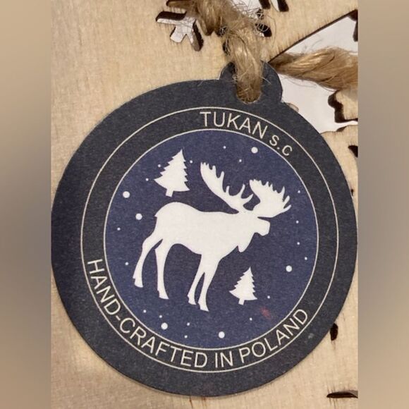 Wooden Merry Christmas Votive Candle Holder Laser Cut Lettering NEW - Picture 3 of 12